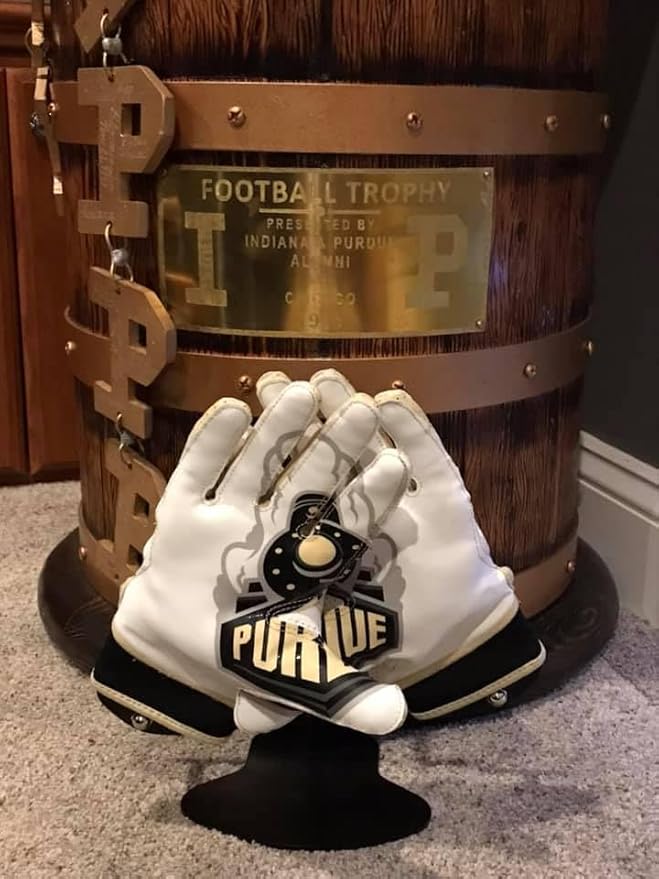 Collectible Glove Display - Mount or Desk Stand Adjustable Hands Floating Ideal for Football Receiver & Lineman, Baseball, Soccer Gloves