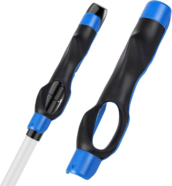 Golf Grip Trainer for Right & Left Hand, Swing Training Aid for Correct Hand Position, Anti-Slip Golf Grip Attachment, Muscle Memory Golf Practice Tool for Beginners & Pros