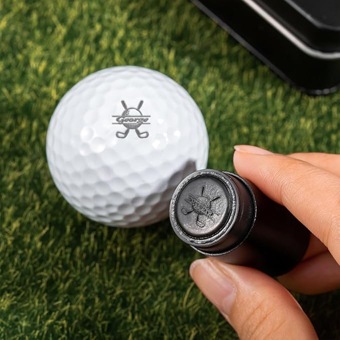 callie Personalized Monogram Golf Ball Stamp - Customized Golf Marker with Initial Name, Golf Accessories Gifts for Men, Dad, Husband, Golfers