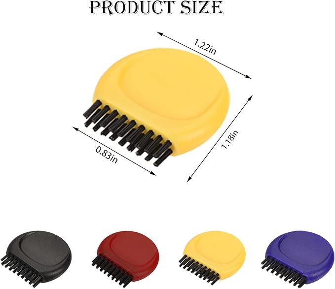 20 Pcs Golf Club Groove Cleaner Pocket Golf Club Groove Brush, Golf Club Groove Cleaning Tool Mini Golf Club Brushes for Cleaning Golf Heads Golf Balls and Shoes