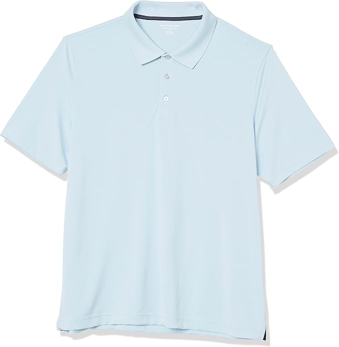 Amazon Essentials Mens Golf Polo Shirt, Moisture-Wicking Quick Dry, Short Sleeve
