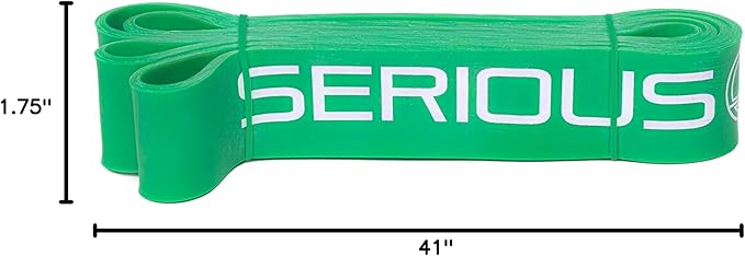 SERIOUS STEEL FITNESS Assisted 41" Pull-Up Band, Resistance & Stretch, Powerlifting & Pull-up Assist Loop (Single Band)
