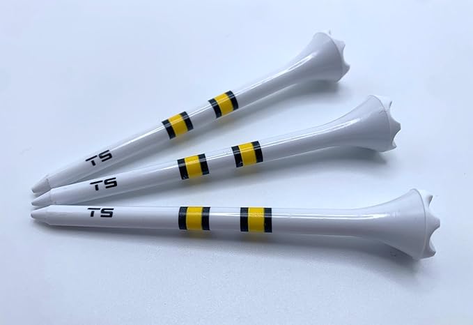 TRUESTRIKE Premium USA Golf Tees – 100-Pack Durable 3¼" / 2¾" Plastic Tees – Made in USA – Perfect Holiday Golf Gift
