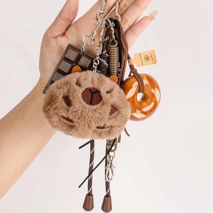 Georgie Porgy Bag Charms Keychains Handbag Accessories for Women Purse Backpack Sports Bag Pendant Cute Unique Gift for Girls