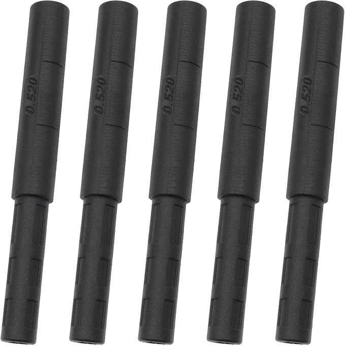 5PCS 0.52 Inch Golf Club Extender Graphite Shaft Extension for Putter Iron and Golf Club Body