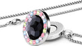 Golf Ball Marker with Ceramic Crystal Ball Marker Necklace (20mm Small Size) Gifts Accessories Women Golfers