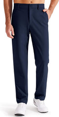 Libin Men's Golf Pants Classic Fit Flat Front Work Dress Pants 29" 31" 33" Stretch Casual Pants Lightweight with Pockets
