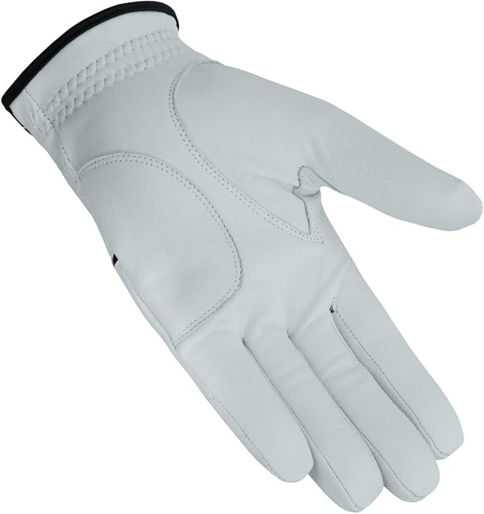 Apical Premium 100% Cabretta Leather Golf Glove for Men – Stable Grip, Soft Feel, Durable Fit – Left Hand Golf Glove for Right-Handed Golfers – Value 3 Pack (Regular Sizes)