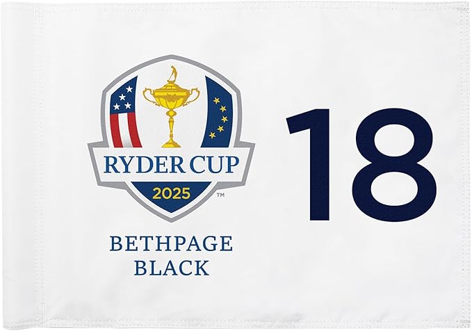 Standard Golf Flag The Ryder 2025, Tube Insert, 14x20 Inch 420D Nylon Dual-Sided Silk-Screen, Ideal for Practice Putting Green, Driving Range, Course, Club, 1-Pack