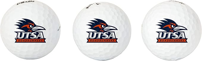 Desert Cactus University of Texas at San Antonio Golf Balls 3 Pack Full Color Golf Ball (Design A)
