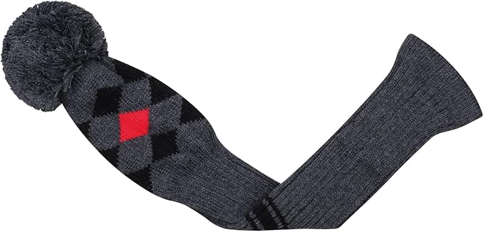 Scott Edward Knit Golf Head Covers for Woods Set of 3 Fits Well Driver(460cc) Fairway Wood and Hybrid(UT) The Perfect Change for Golf Bag