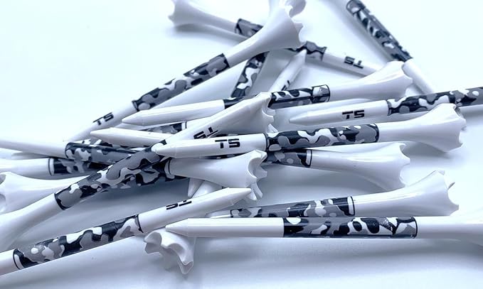 TRUESTRIKE Premium USA Golf Tees – 100-Pack Durable 3¼" / 2¾" Plastic Tees – Made in USA – Perfect Holiday Golf Gift