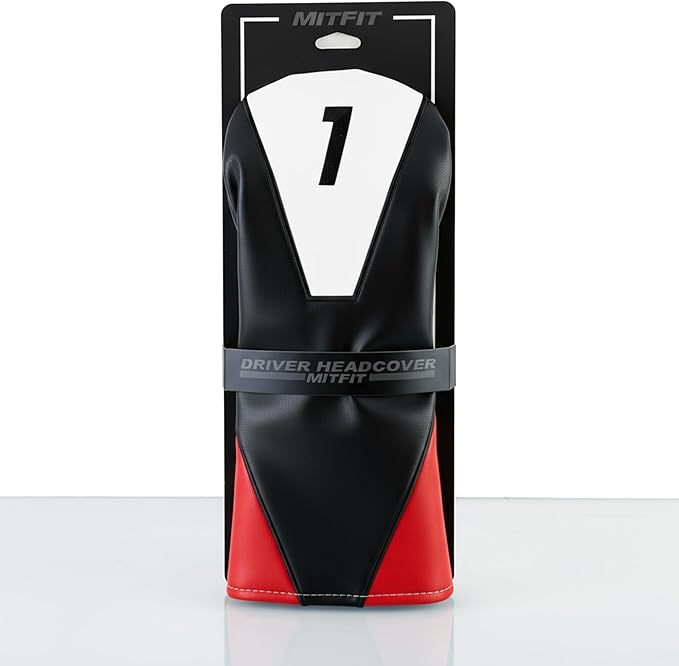 Single Headcover, Easy Slip-On Easy-Off Golf Club Headcover, Fleece Lined Interior, Water Resistant and Durable Shell, Individual Retail Sport Pack