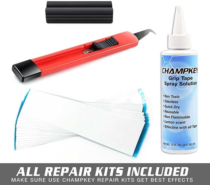 CHAMPKEY Premium Rubber Golf Grips 13 Pack | High Traction and Feedback Rubber Golf Club Grips | Choose Between 13 Grips with 15 Tapse and 13 Grips with All Kits