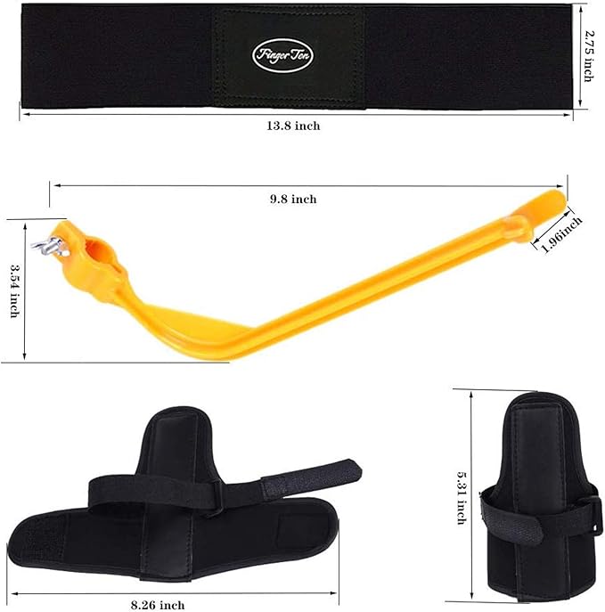 Amy Sport Golf Swing Training Aid Wrist Hinge Adjustable Arm Band with Hanger Smartball Connection Band for Correction, Men Women Ball Between Arms Practice Tool