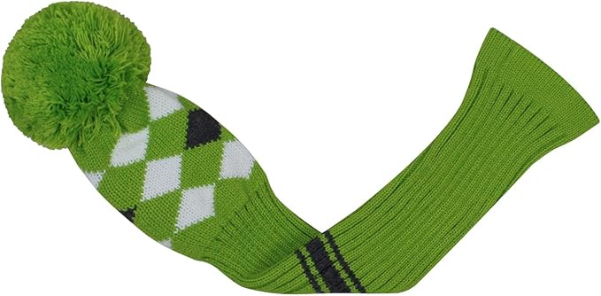 Scott Edward Knit Golf Head Covers for Woods Set of 3 Fits Well Driver(460cc) Fairway Wood and Hybrid(UT) The Perfect Change for Golf Bag