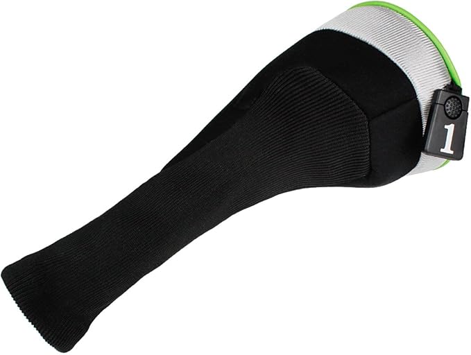 Andux 5pcs/Set Mesh Golf 460cc Driver Fairway Wood Club Head Covers Long Neck with No. Tags