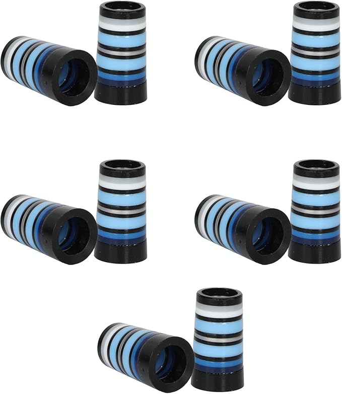 10 Pcs Golf Ferrules,Golfing Club Ferrules Colorful Golfing Iron Ferrules Fit 0.35Inch Tapered Steel Shafts