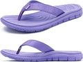 KuaiLu Comfortable Flip Flops for Women with Arch Support Summer Beach Walking Thong Sandals Slip On Indoor Outdoor