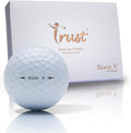 Trust Golf Ball I K8 Bison I Urethane Cover with Reactive Core I 3-Pcs I for Different Swing Speed I 12, 48, or 100 Balls I