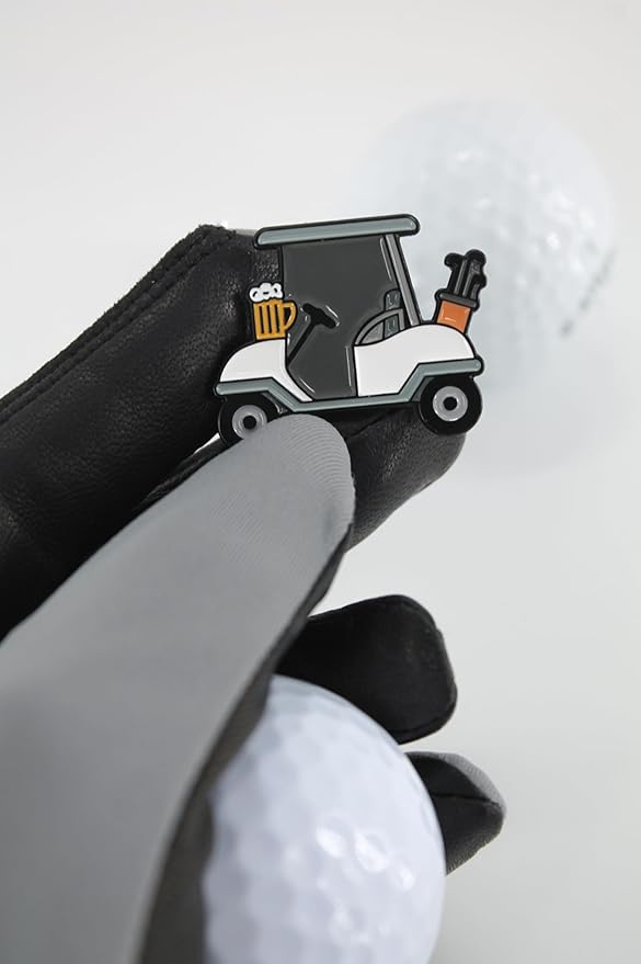 Funny Golf Ball Marker + Premium Magnetic Hat Clip | Unique Gift for Men & Women Golfers | Hilarious Golf Accessory for Any Golfer | NEW Designs!