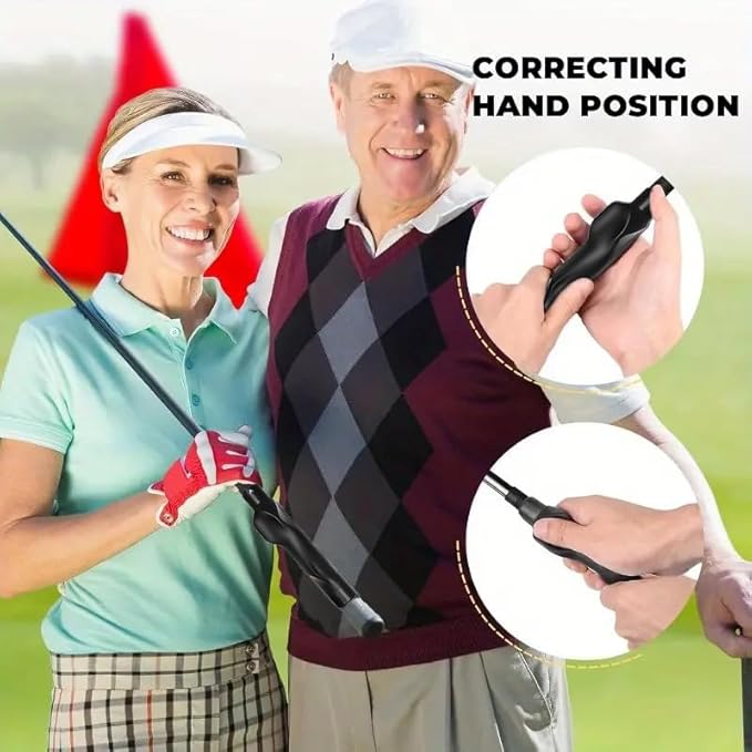 2Pack Golf Grip Trainer,Golf Training Aid Grip Trainer Club,Training Grip Right Hand, to Help Train Correct Hand Position
