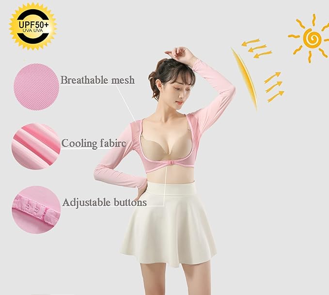 Women's Golf Sleeves Cooling Shawl for Riding,Golfing,Driving Outdoor Sports Arm Sleeves