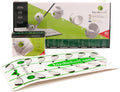 BirdieBall StrikePad Set – PGA Award-Winning Limited Flight Practice 12 Golf Balls & StrikePad | Real Golf Ball Feel, Reverse Spin, 40-Yard Flight for Backyard & Indoor Training