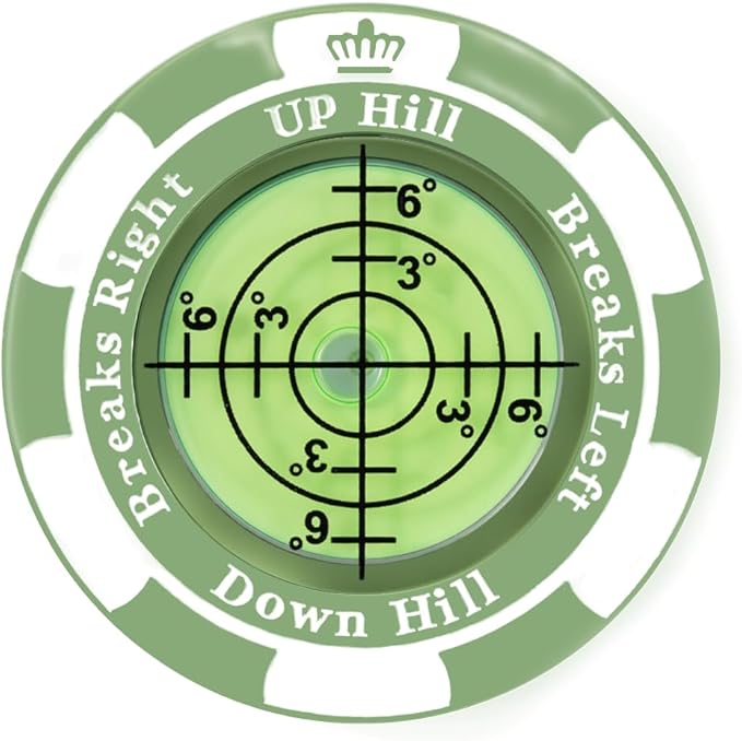 SlopeMaster ProGreen Reader - Golf Ball Marker with High Precision Green Reading Aid Golf Accessories for Men Women