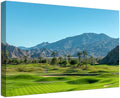 California Golf Course wiTh Palm Tree Wall Art Picture - California Golf Course Wall Decor for Living Room Bedroom Bathroom Home Decorations Canvas Prints Framed Ready to hang(12''H x 16''W)