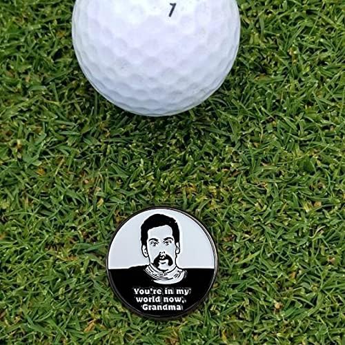Balanced Co. Funny Golf Hat Clip with Enamel Magnetic Ball Marker