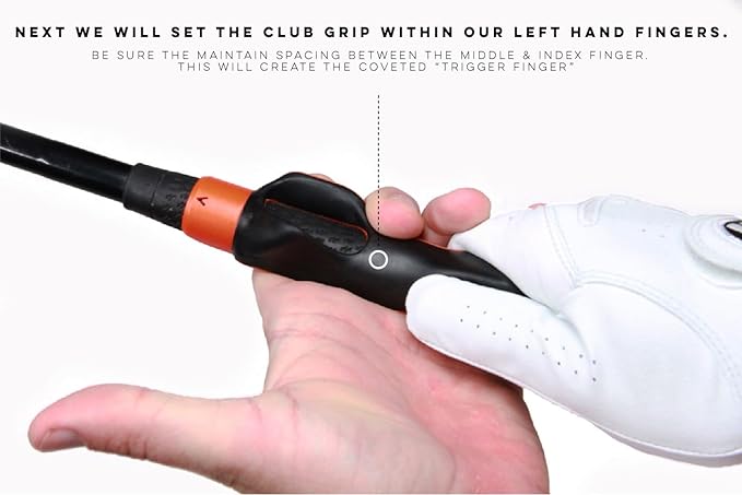 Links Golf Grip Trainer LH/RH Attachment for Improved Hand Positioning on Golf Club - Golf Swing Trainer