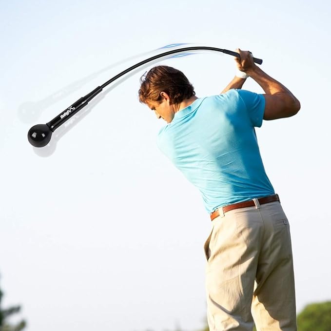 Golf Swing Trainer Aid and Correction for Strength Grip Tempo & Flexibility Training Suit for Indoor Practice Chipping Hitting Golf Accessories