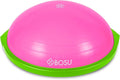 Bosu Balance Ball Exercise Trainer, Home Gym Equipment w/ Guided Workouts & Pump, 26", Blue - Inflatable Fitness Platform for Strength Training, Standing, Balancing, and Core Workout