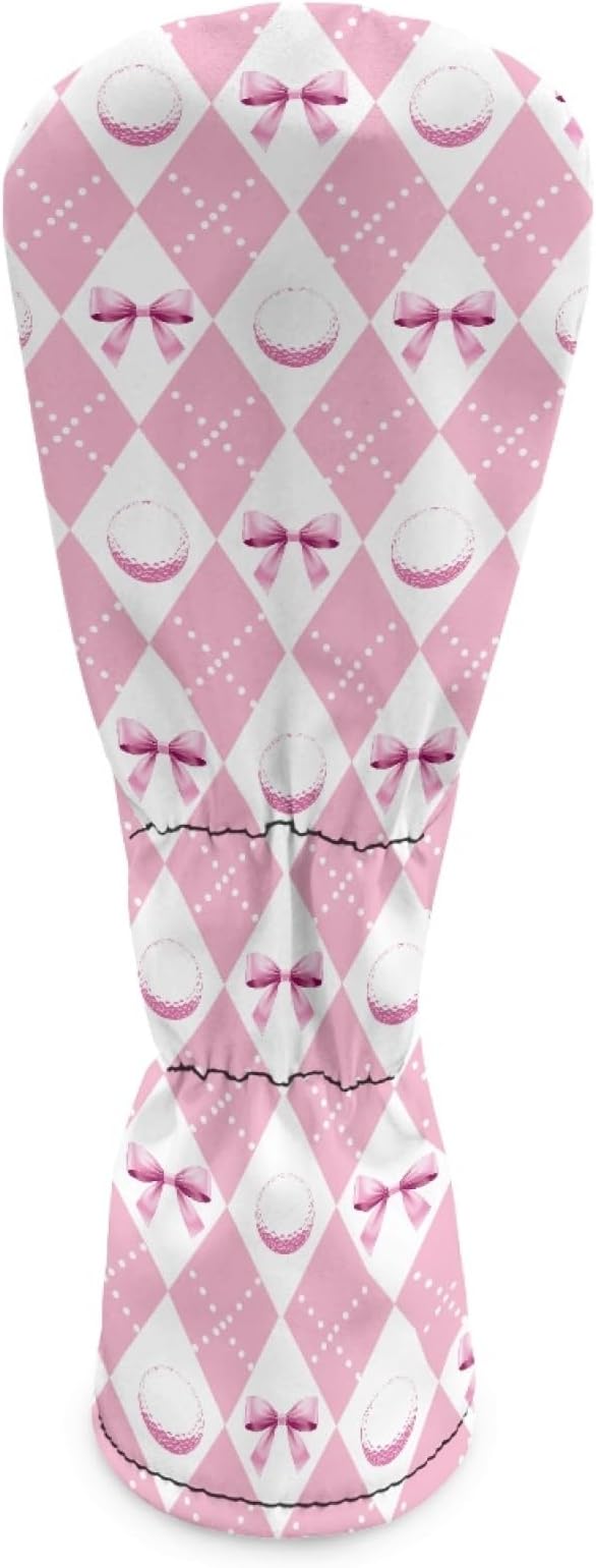 Golf Club Head Covers for Club Protective, Waterproof PU Leather Driver Fairway Wood Hybrid Head Cover