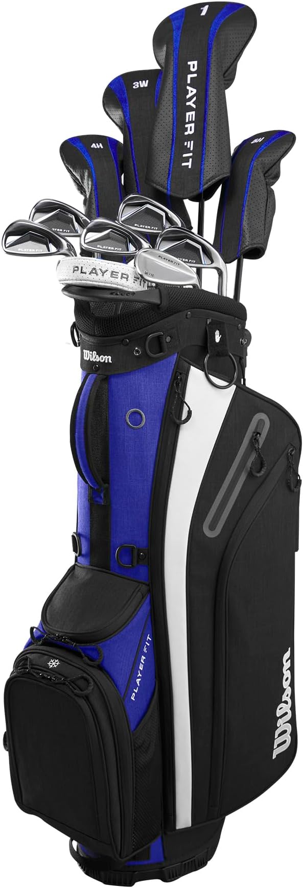 Wilson PlayerFit™ Complete Golf Set with Carry Bag - Men's Steel Golf Clubs