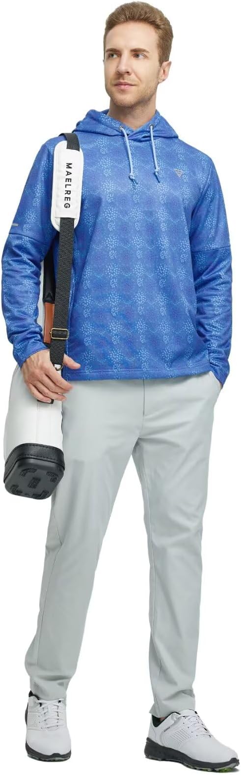 Hoodies for Men Golf Fleece Hooded Sweatshirts Dry Fit Athletic Lightweight Casual Midlayer Mens Hoodies Pullover