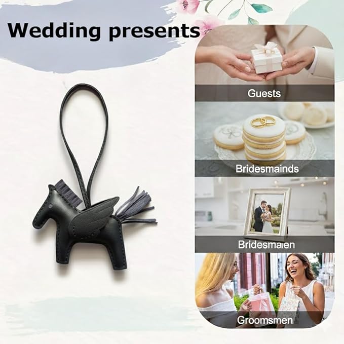 Bag Charms for Handbag Purse Keychain Charms Accessory Horse Gifts