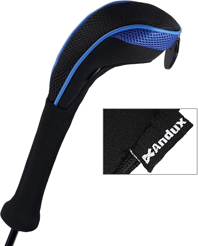 Andux 4 Pack Long Neck Golf Hybrid Club Head Covers Dial No. Tag CTMT-01