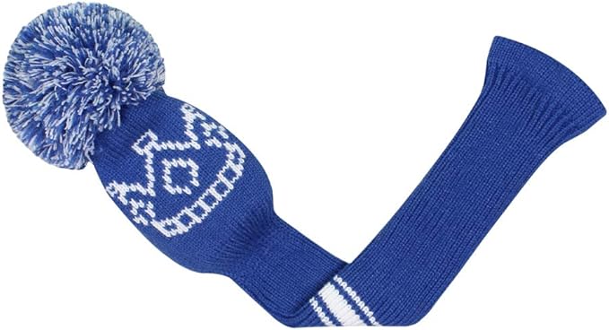 Scott Edward Knit Wood Golf Club Head Covers 4 Pieces Knitted Item Fit Over Well Driver Wood(460cc) Fairway Wood and Hybrid(UT)