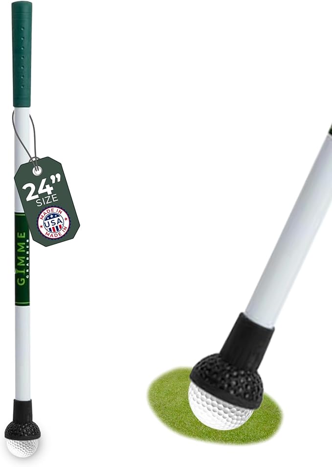 TAMP-IT 24" Gimme Grabber Golf Ball Retriever – Lightweight Pickup Tool, Easy Retrieval, Ideal for Scramble Play & Personal Use, Water Retriever Tool, Picker Upper Grabber, Non-Slip Golf Ball Picker
