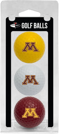 Team Golf NCAA Regulation Size Golf Balls, 3 Pack, Full Color Durable Team Imprint