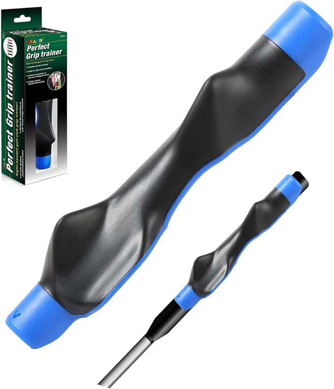 Golf Grip Trainer for Right-Handed Players, Swing Training Aid for Improving Grip Position and Swing Form, Suitable for Beginners and All Skill Levels