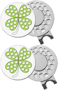 FINGER TEN Golf Ball Marker with Hat Clip Markers Assorted Patterns Value Gift Set Mark Golf Divot Tool Accessories for Men Women Kids