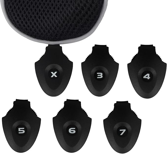 Andux 4 Pack Long Neck Golf Hybrid Club Head Covers Dial No. Tag CTMT-01