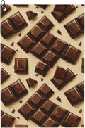 Chocolate Golf Towel Waffle Microfiber with Hook Detachable Clip 24x16in