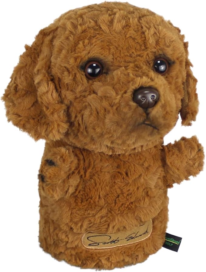 Scott Edward Golf Club Cover Fit Well for Driver or Fairway Wood Golf Club, Funny Cute Animal Design Soft Functional Golf Headcover Stylish Protection for Your Clubs for Men and Women