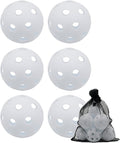 Avesfer Plastic Practice Baseballs 9 inch with Mesh Bag [Anti-Crack] Soft Training Baseball Balls Hitting Batting Indoor Outdoor Lightweight Hollow for Team Drills Coaching