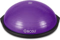 Bosu Balance Ball Exercise Trainer, Home Gym Equipment w/ Guided Workouts & Pump, 26", Blue - Inflatable Fitness Platform for Strength Training, Standing, Balancing, and Core Workout