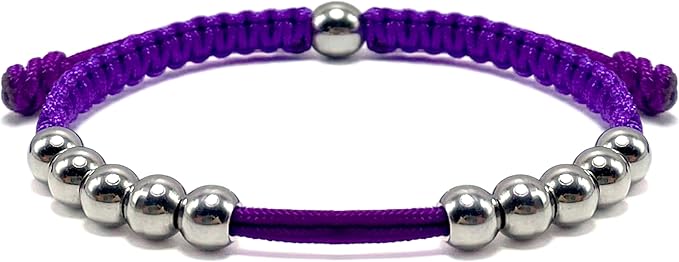 LAMIBEE Golf Stainless Steel 10 Beads Score Counter Bracelet, Golf Stroke Count Bracelet, Resizable and Easy to Adjust Golf Round Scoring Tracker, Durable and Stylish Golf Accessory